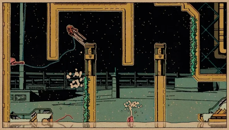 Rebounder is an ultra stylish precision-platformer comic-book world of ink