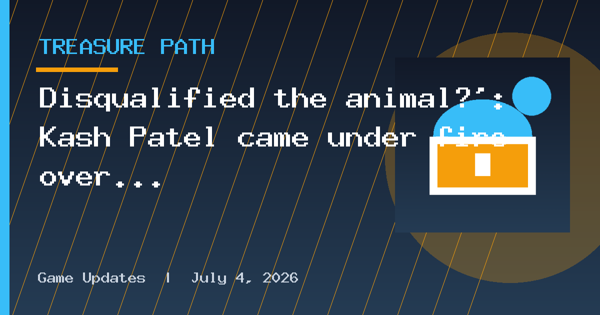 Disqualified the animal?’: Kash Patel came under fire over loosening FBI hiring