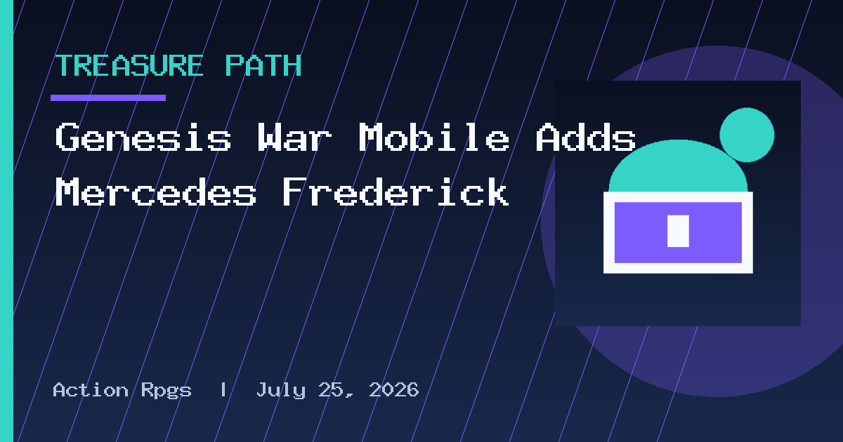 Genesis War Mobile Adds Mercedes Frederick