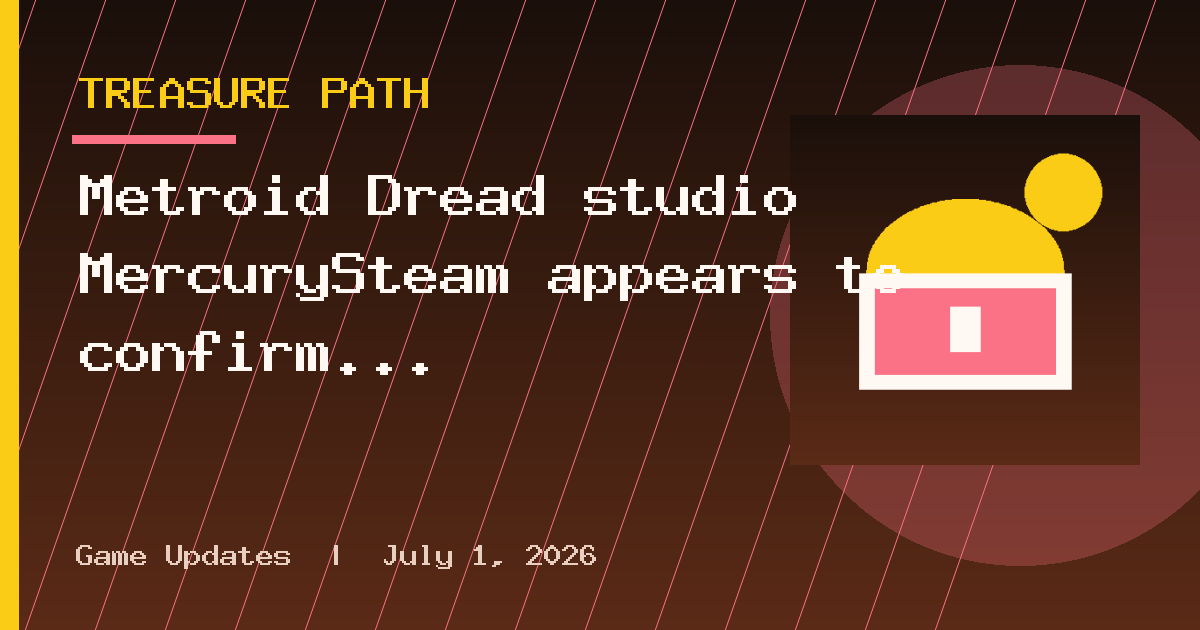 Metroid Dread studio MercurySteam appears to confirm it's making Metroid