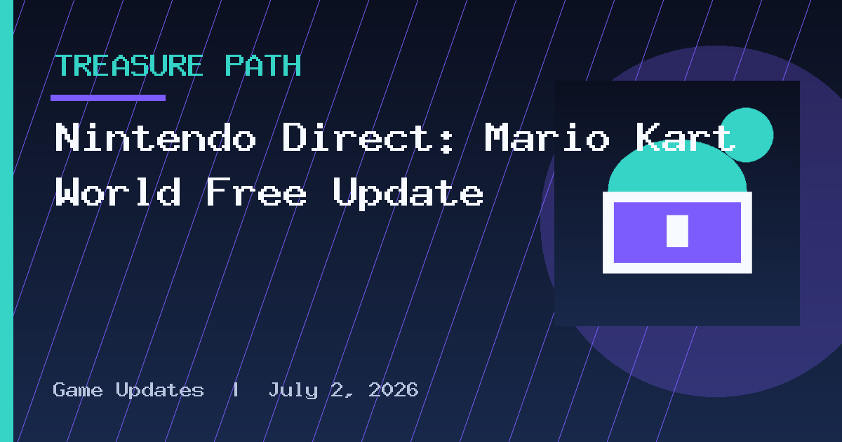 Nintendo Direct: Mario Kart World Free Update