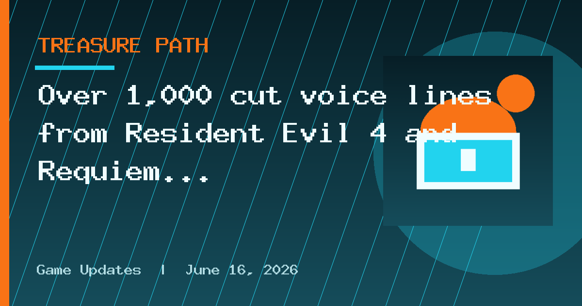 Over 1,000 cut voice lines from Resident Evil 4 and Requiem reveal more about