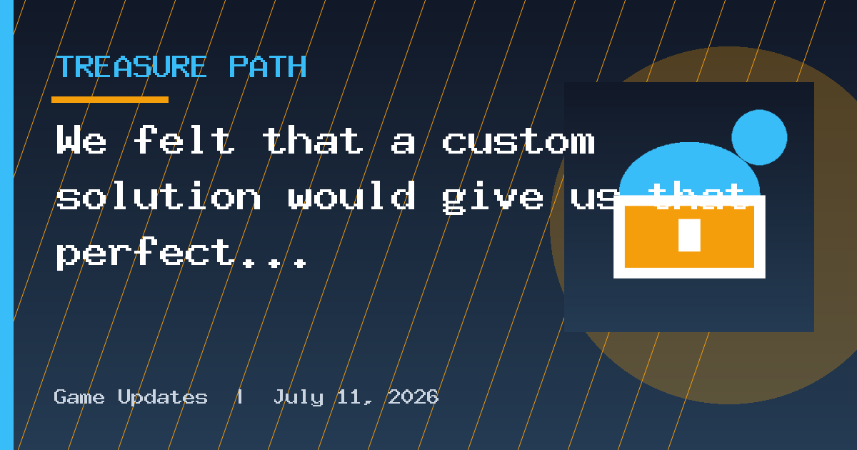 We felt that a custom solution would give us that perfect frame response that